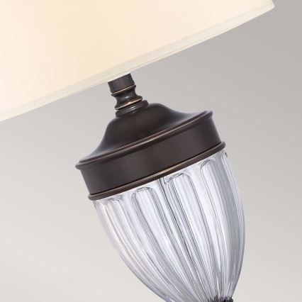 Quoizel - Lampe de table DENNISON 1xE27/60W/230V bronze