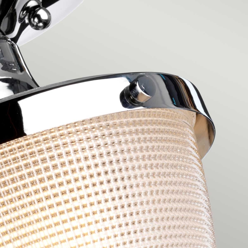 Quoizel - Badkamer plafondlamp DUBLIN 1xE27/40W/230V IP44 glanzend chroom