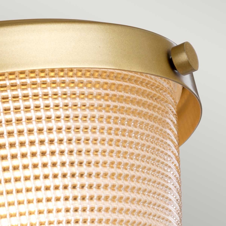 Quoizel - Badkamer plafondlamp DUBLIN 1xE27/40W/230V IP44 goud