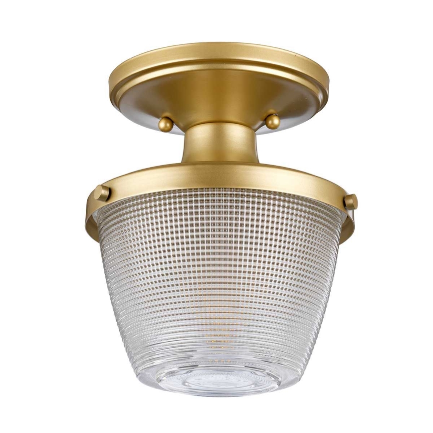 Quoizel - Badkamer plafondlamp DUBLIN 1xE27/40W/230V IP44 goud