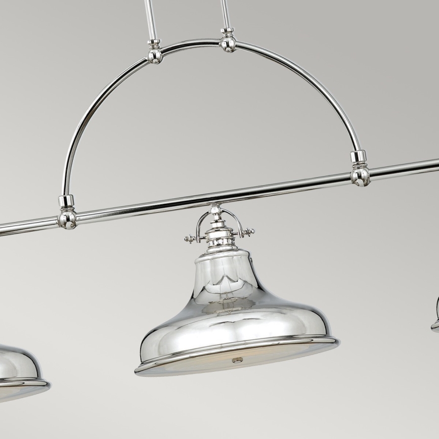 Quoizel - Hanglamp aan een ketting EMERY 3xE27/100W/230V glanzend chroom