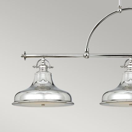 Quoizel - Hanglamp aan een ketting EMERY 3xE27/100W/230V glanzend chroom