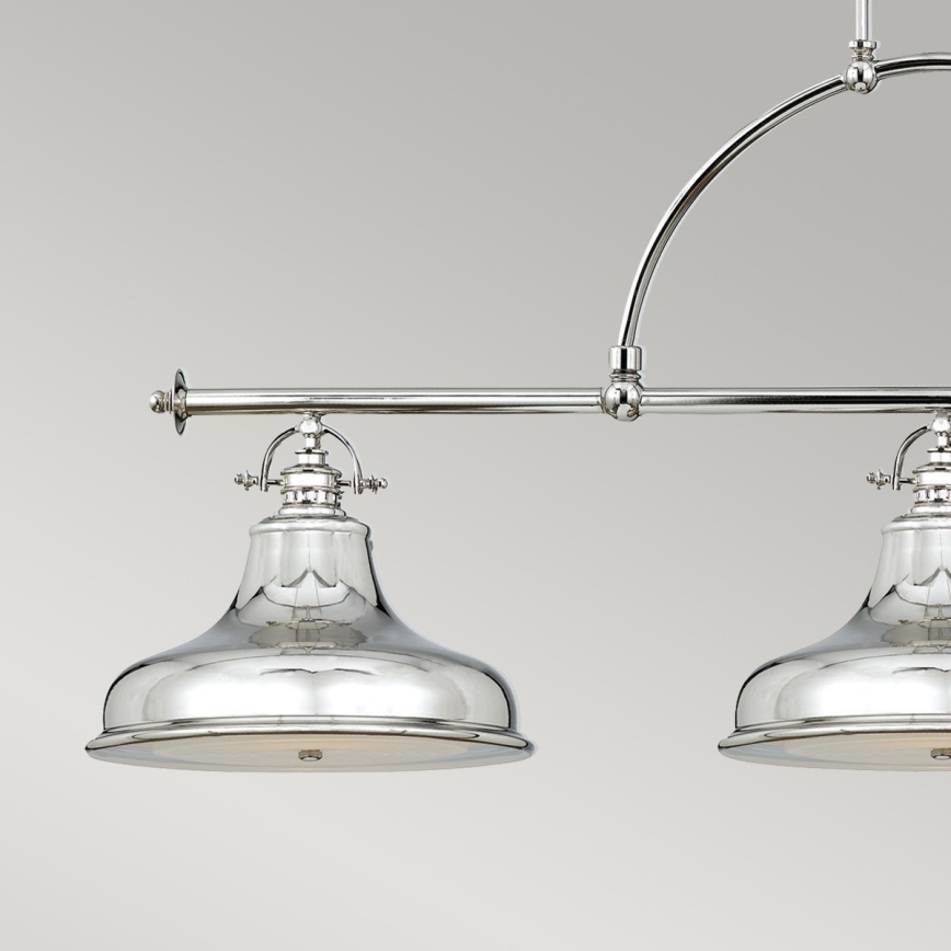 Quoizel - Hanglamp aan een ketting EMERY 3xE27/100W/230V glanzend chroom