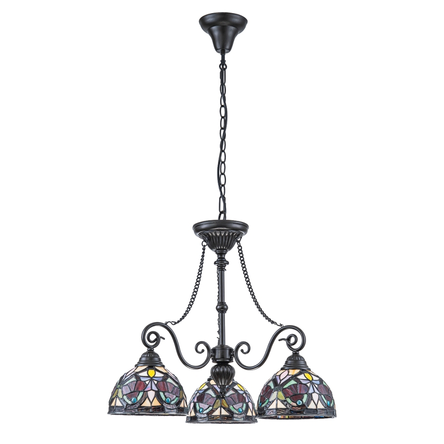 Quoizel - Suspension Tiffany LARISSA 3xE27/60W/230V Ø 63,6 cm