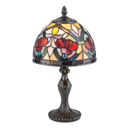 Quoizel - Tafellamp Tiffany LARISSA 1xE14/40W/230V Ø 20 cm