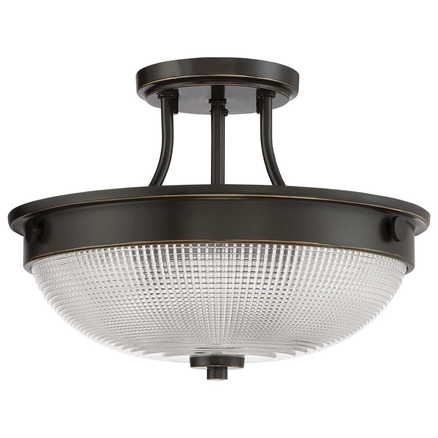 Quoizel - Bevestigde hanglamp MANTLE 2xE27/60W/230V brons