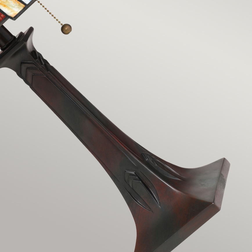 Quoizel - Lampe de table Tiffany MAYBECK 2xE27/60W/230V