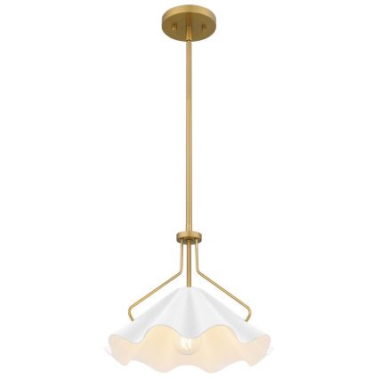 Quoizel - Suspension-barre MEJIA 1xE27/60W/230V d. 35,6 cm laiton