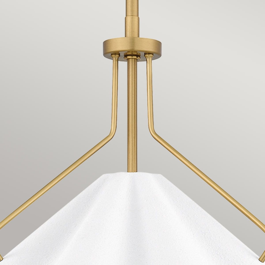 Quoizel - Suspension-barre MEJIA 1xE27/60W/230V d. 35,6 cm laiton