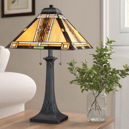Quoizel - Lampe de table NAVAJO 2xE27/60W/230V