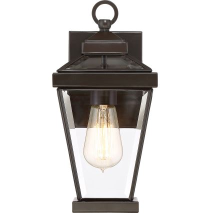 Quoizel - Applique murale extérieure RAVINE 1xE27/60W/230V IP44 marron