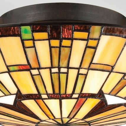 Quoizel - Plafondlamp REED 2xE27/60W/230V diameter 42 cm