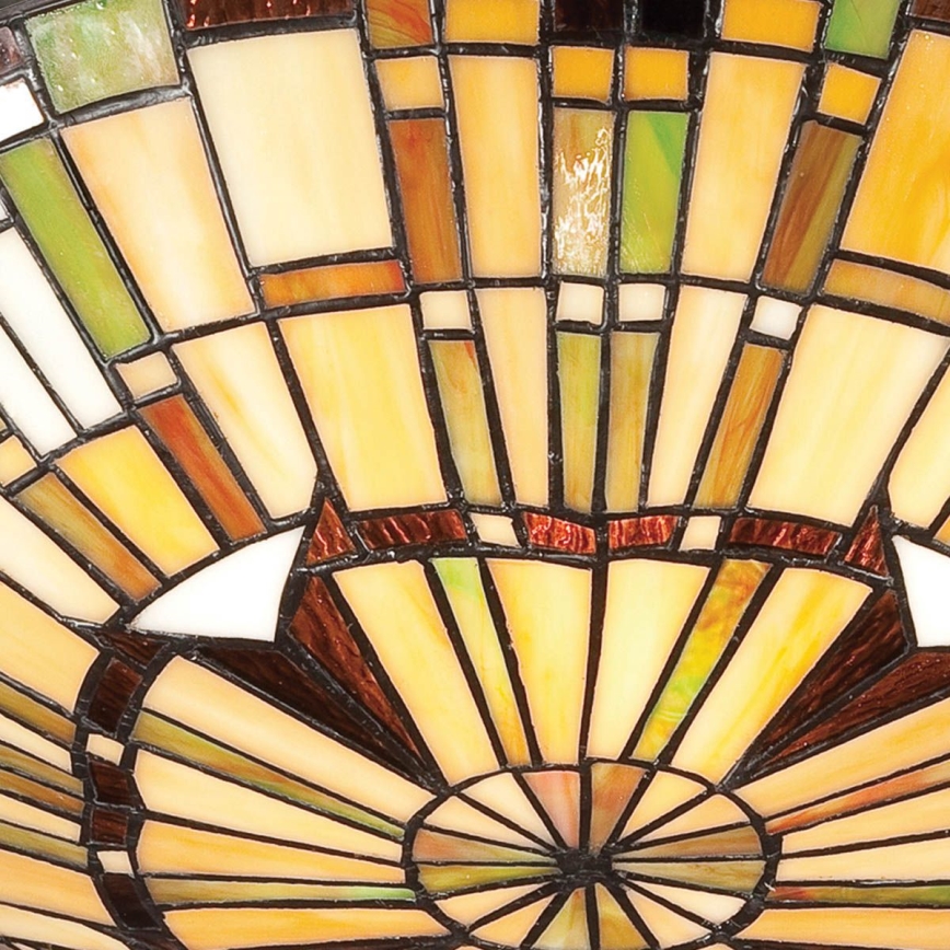 Quoizel - Plafondlamp Tiffany REED 2xE27/60W/230V Ø 42 cm