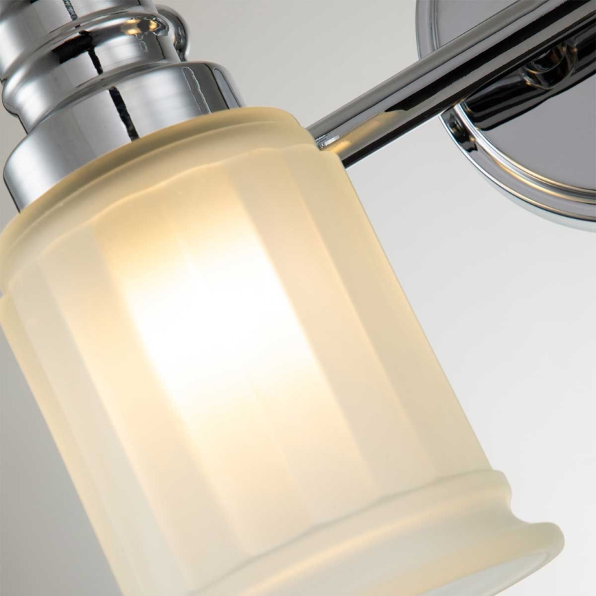 Quoizel - Applique murale LED pour salle de bains SWELL 2xG9/3W/230V IP44 chrome brillant