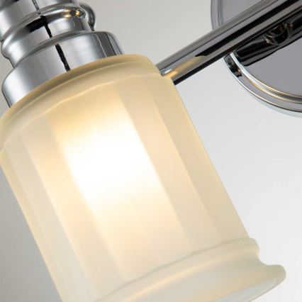 Quoizel - LED-wandlamp voor de badkamer SWELL 2xG9/3W/230V IP44 glanzend chroom