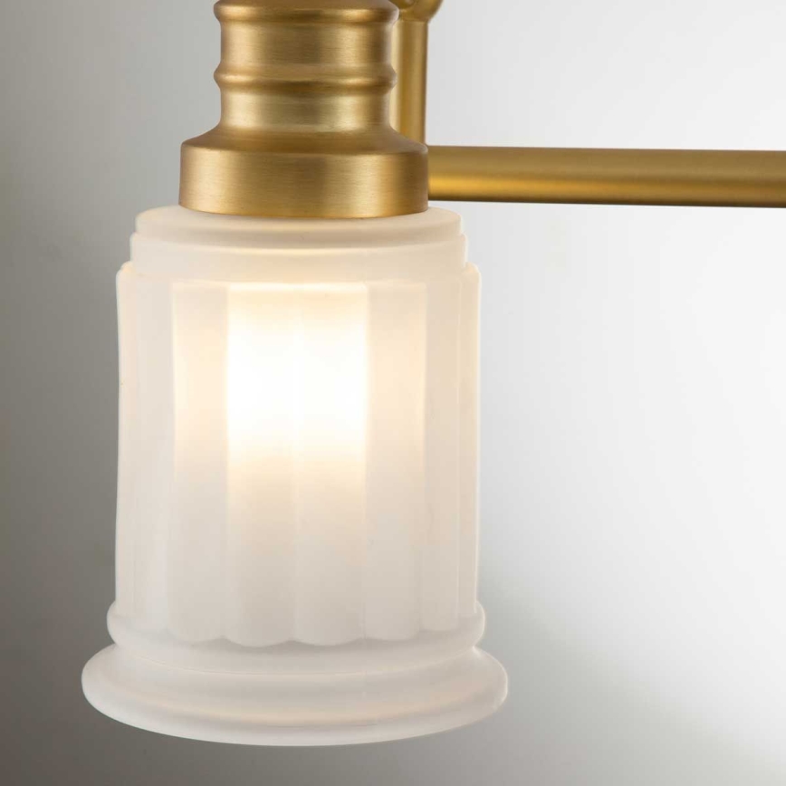 Quoizel - LED-wandlamp voor de badkamer SWELL 3xG9/3W/230V IP44 goudkleurig