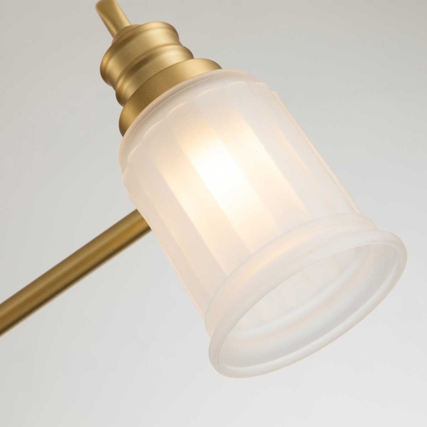 Quoizel - LED-wandlamp voor de badkamer SWELL 3xG9/3W/230V IP44 goudkleurig