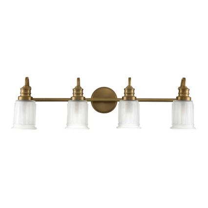Quoizel - Applique murale LED pour salle de bains SWELL 4xG9/3W/230V IP44 dorée