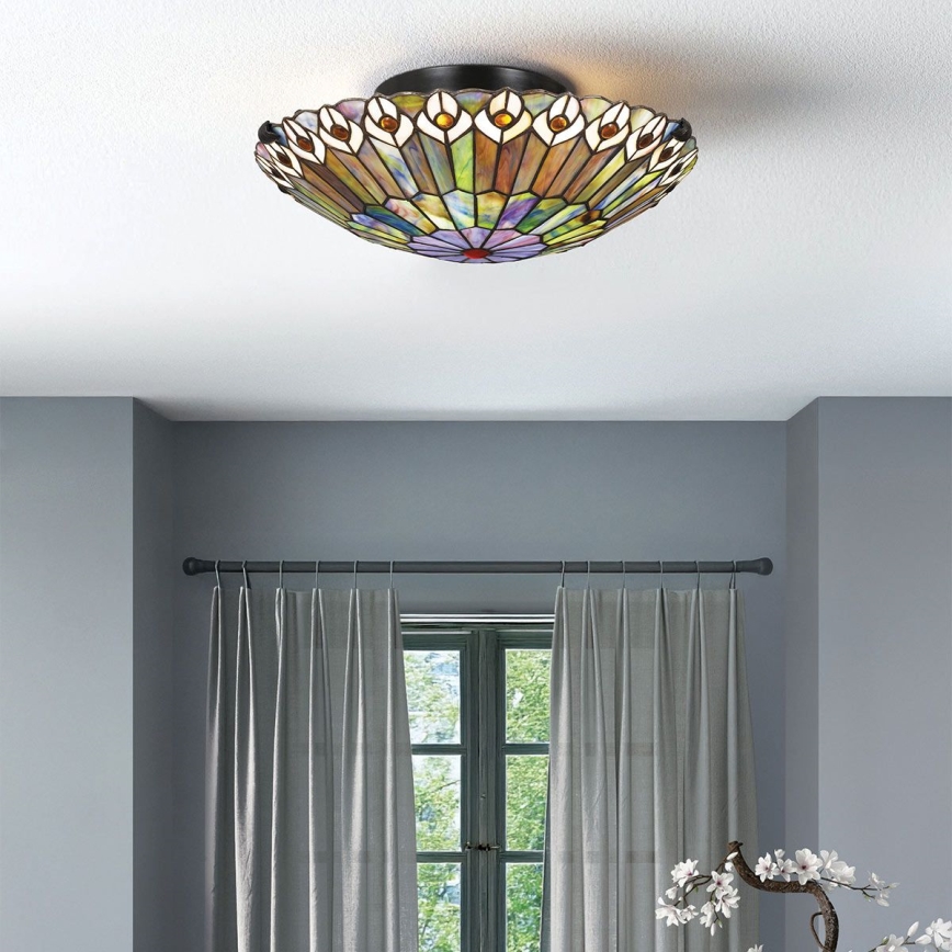 Quoizel - Plafondlamp WATKINS 2xE27/60W/230V diameter 42 cm