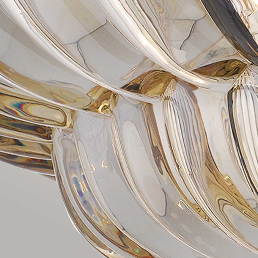 Quoizel - Plafondlamp WHITECAP 4xE14/40W/230V diameter 39,5 cm