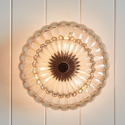 Quoizel - Plafondlamp WHITECAP 3xE14/40W/230V diameter 29,7 cm