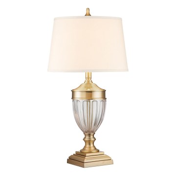 Quoizel - Tafellamp DENNISON 1xE27/60W/230V goud