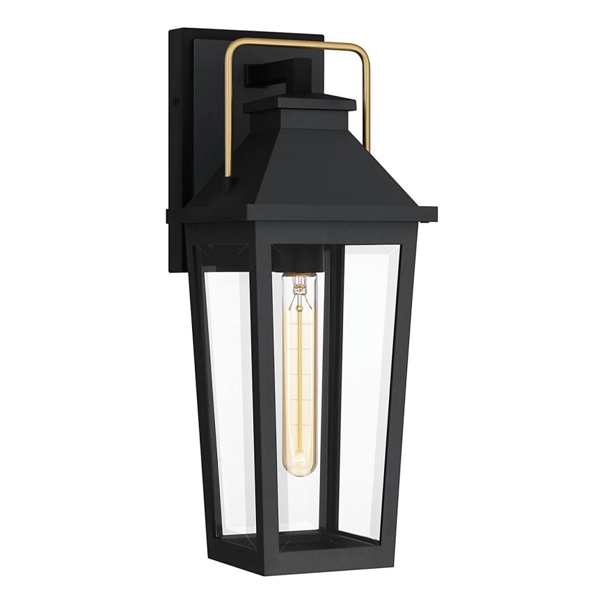 Quoizel - Wandlamp voor buiten BUCKLEY 1xE27/40W/230V IP44 zwart
