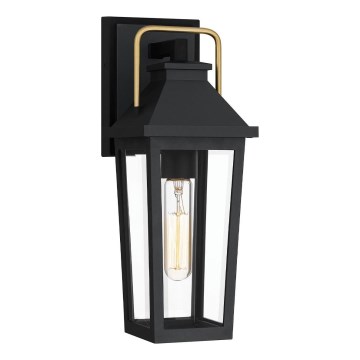 Quoizel - Wandlamp voor buiten BUCKLEY 1xE27/40W/230V IP44 zwart
