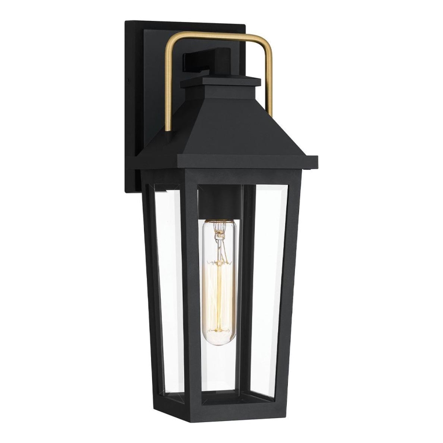 Quoizel - Wandlamp voor buiten BUCKLEY 1xE27/40W/230V IP44 zwart