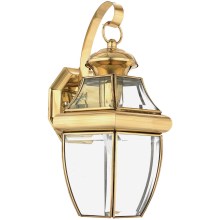 Quoizel - Wandlamp voor buiten MARINE 1xE27/150W/230V IP44 gouden