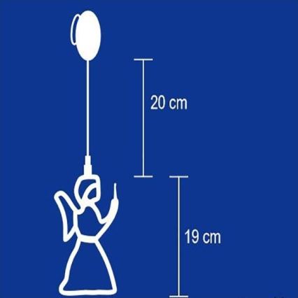 Raamdecoratie 8xLED/3xAA