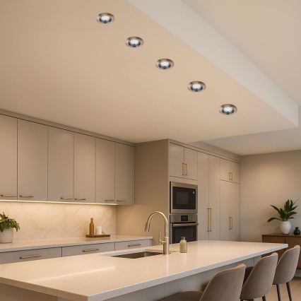 Rabalux - LOT 3xLED Spot encastrable 3xGU10/3W/230V IP40