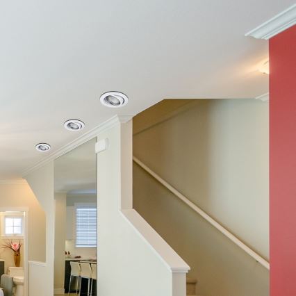 Rabalux - Lot de 3 spots LED encastrables, 1x GU10 / 3W / 230V, IP40