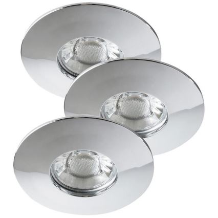 Rabalux - Set van 3 LED-inbouwspots voor de badkamer LED/4W/230V IP44