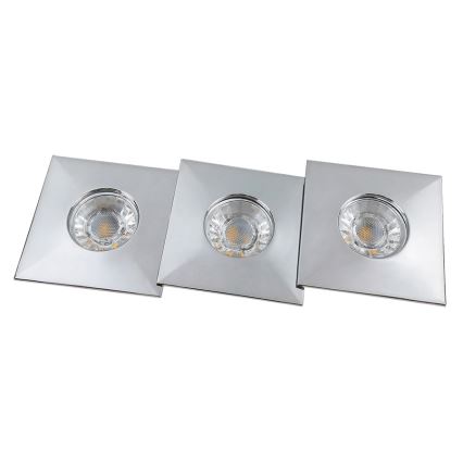 Rabalux 1079 - PACK 3x Spot encastrable LED salle de bain RANDY 3xLED/4W/230V