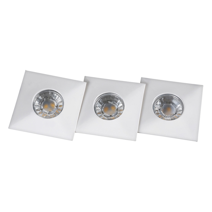 Rabalux - SET 3xLED Badkamer inbouwverlichting 3xLED/4W/230V