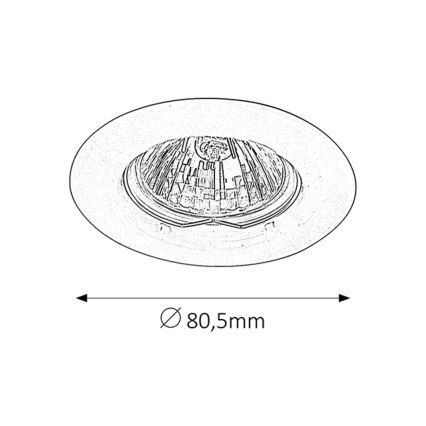 Rabalux 1089 - Spot encastrable SPOT RELIGHT 1xGU5,3/50W/12V