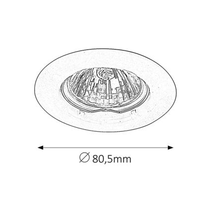 Rabalux - Spot encastrable 1xGU5,3/50W/12V