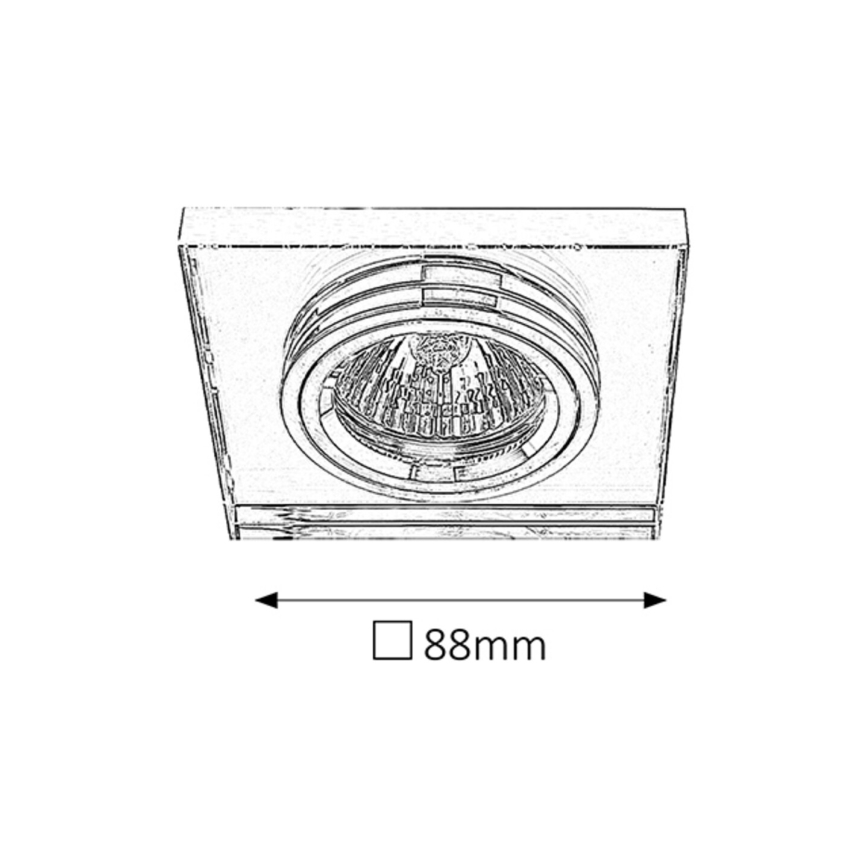 Rabalux - Inbouwlamp 1xGU5,3/50W/12V