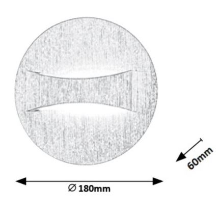 Rabalux - LED Wandlamp LED/6W/230V