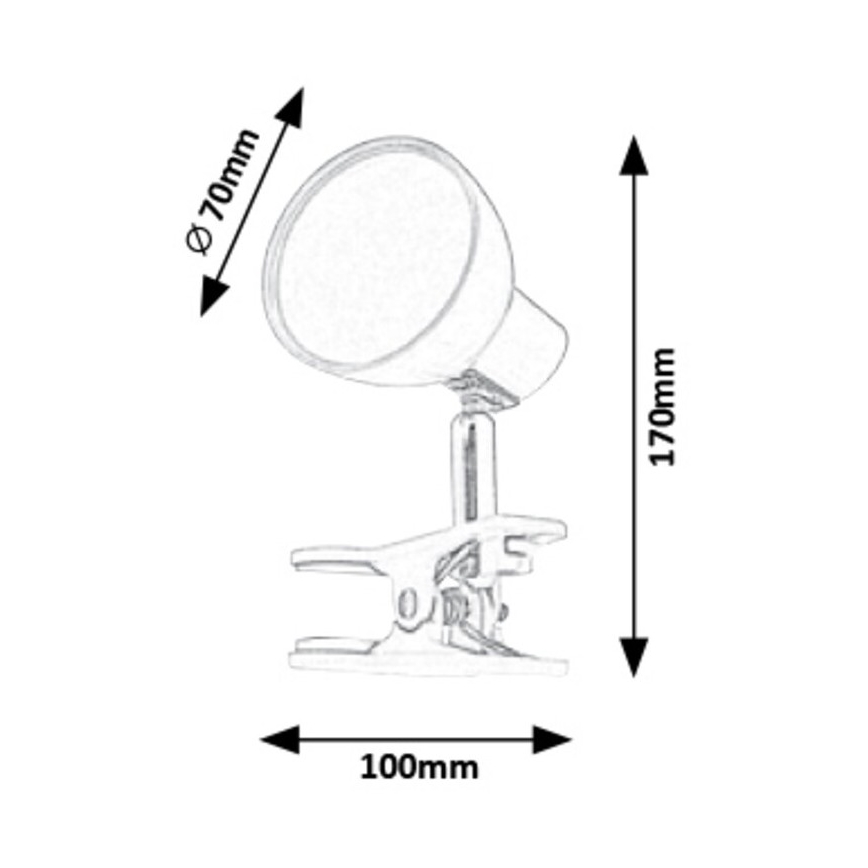 Rabalux - LED Klemspot LED/5W/230V