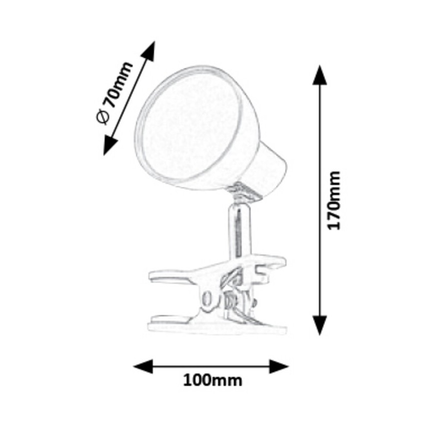 Rabalux - Lampe LED à pince LED/5W/230V