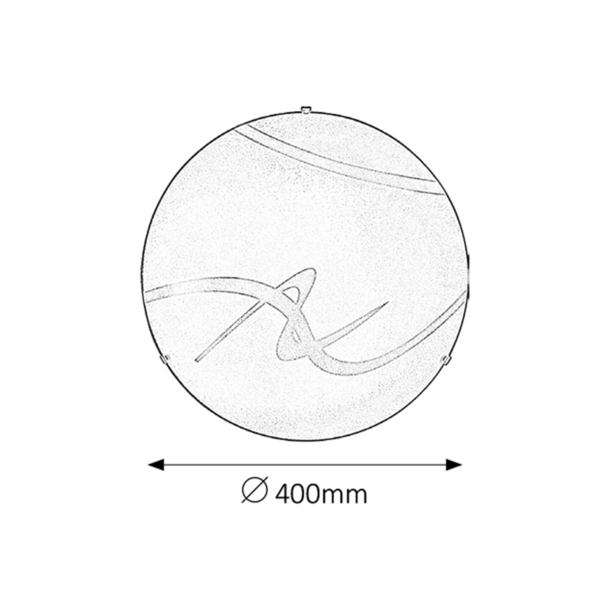 Rabalux - Plafondlamp 2xE27/60W/230V