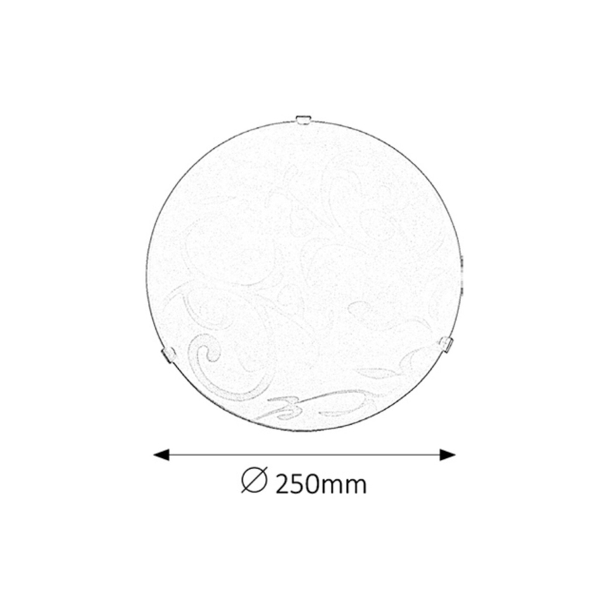 Rabalux - Plafondlamp 1xE27/60W/230V