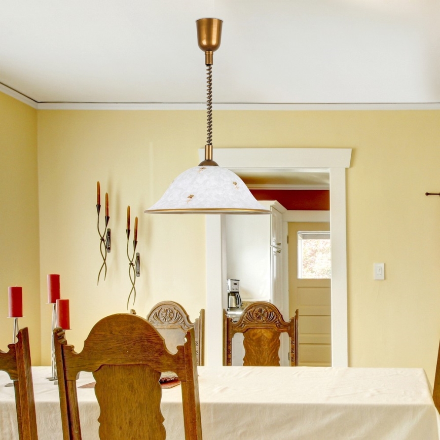 Rabalux - Lustre à hauteur réglable 1xE27/60W/230V