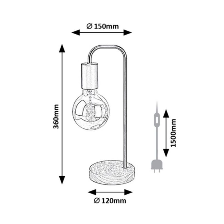 Rabalux - Lampe de table 1xE27/40W/230V