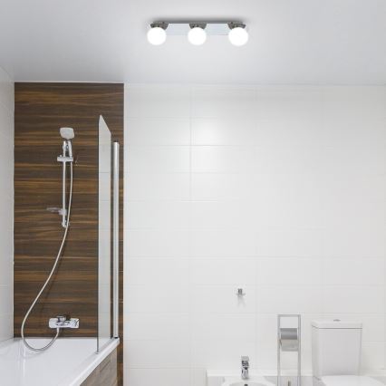 Rabalux - Badkamer plafondlamp 3xG9/28W/230V IP44 10x45 cm