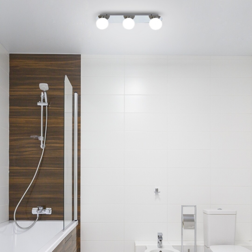 Rabalux - Badkamer plafondlamp 3xG9/28W/230V IP44 10x45 cm