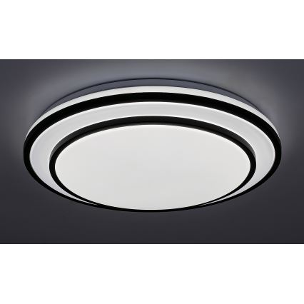 Rabalux - Dimbare LED Plafond Lamp LED/40W/230V 3000-6500K zwart + afstandsbediening