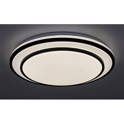 Rabalux - Dimbare LED Plafond Lamp LED/40W/230V 3000-6500K zwart + afstandsbediening